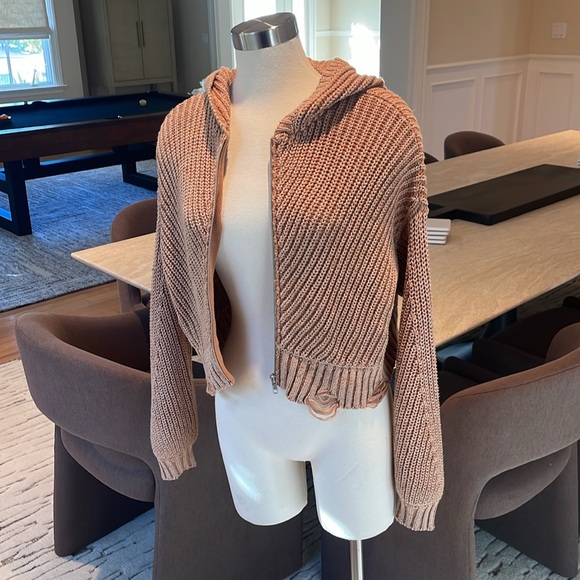 Worn Once! LOVERS + FRIENDS ‘Distressed Knit’ Sweater - Picture 3 of 9